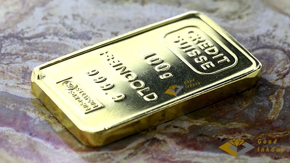 100 gram goudbaar kopen credit suisse feingold 9999